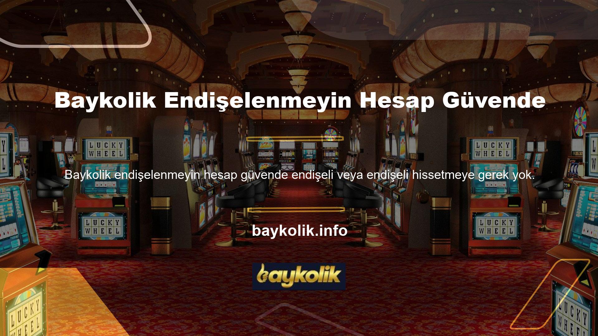 Hesabınız her zaman güvenlidir ve fonlarınız korunur
